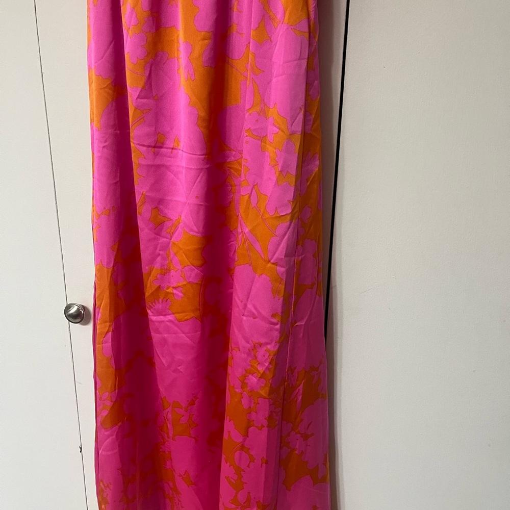 Sugarlips Vibrant Pink and Orange Dress - Picture 4 of 6